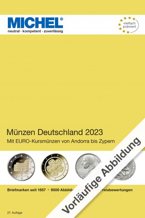 Deutschland 2023 Münzen, ersch. März 2023